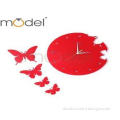Lovely Butterfly Acrylic Wall Clock For Children Room Decor